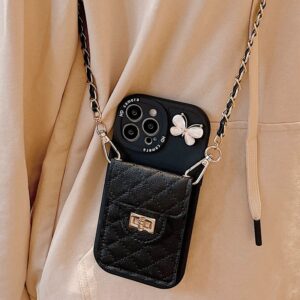 Crossbody wallet phone case