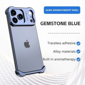 Frameless metal bumper case