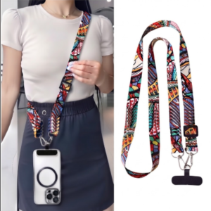 Universal crossbody phone lanyard